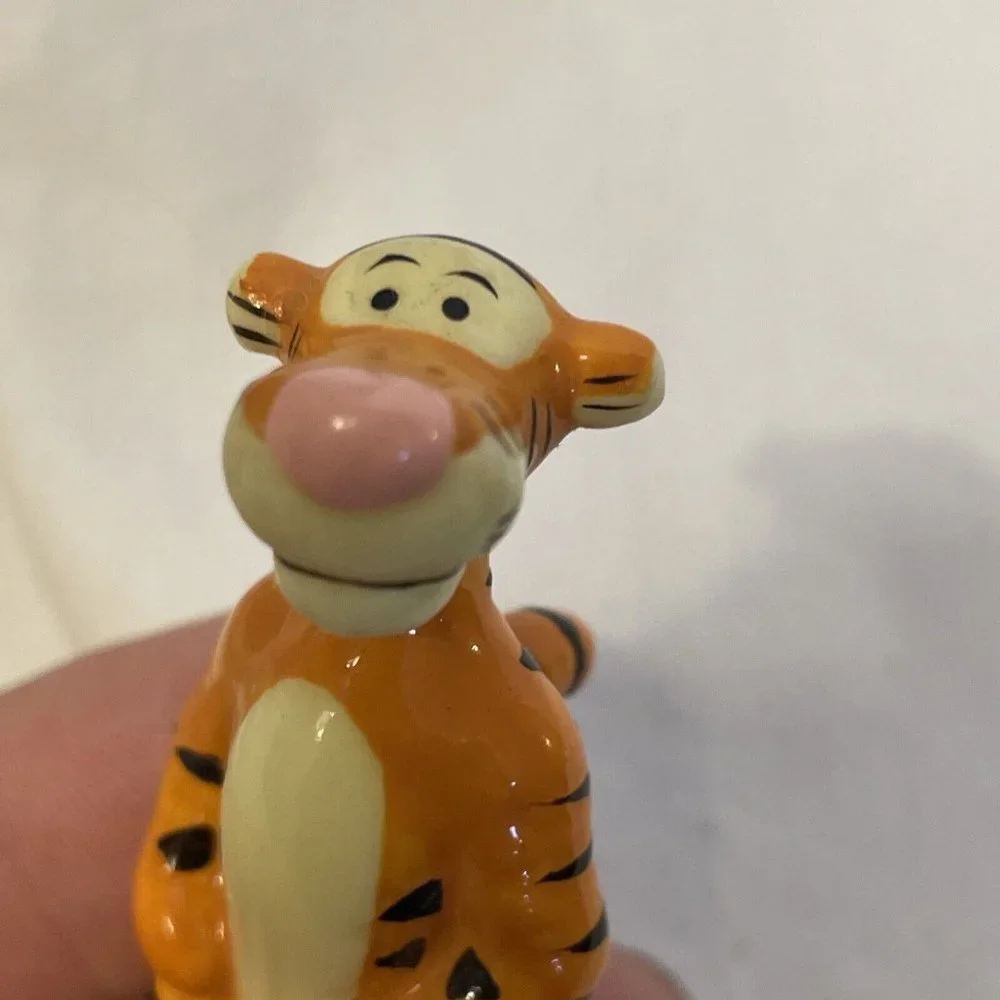 Tigger Miniature Glass Figurine 2 Inches Tall Winnie the Pooh Cake Topper